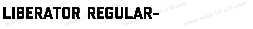 Liberator Regular字体转换